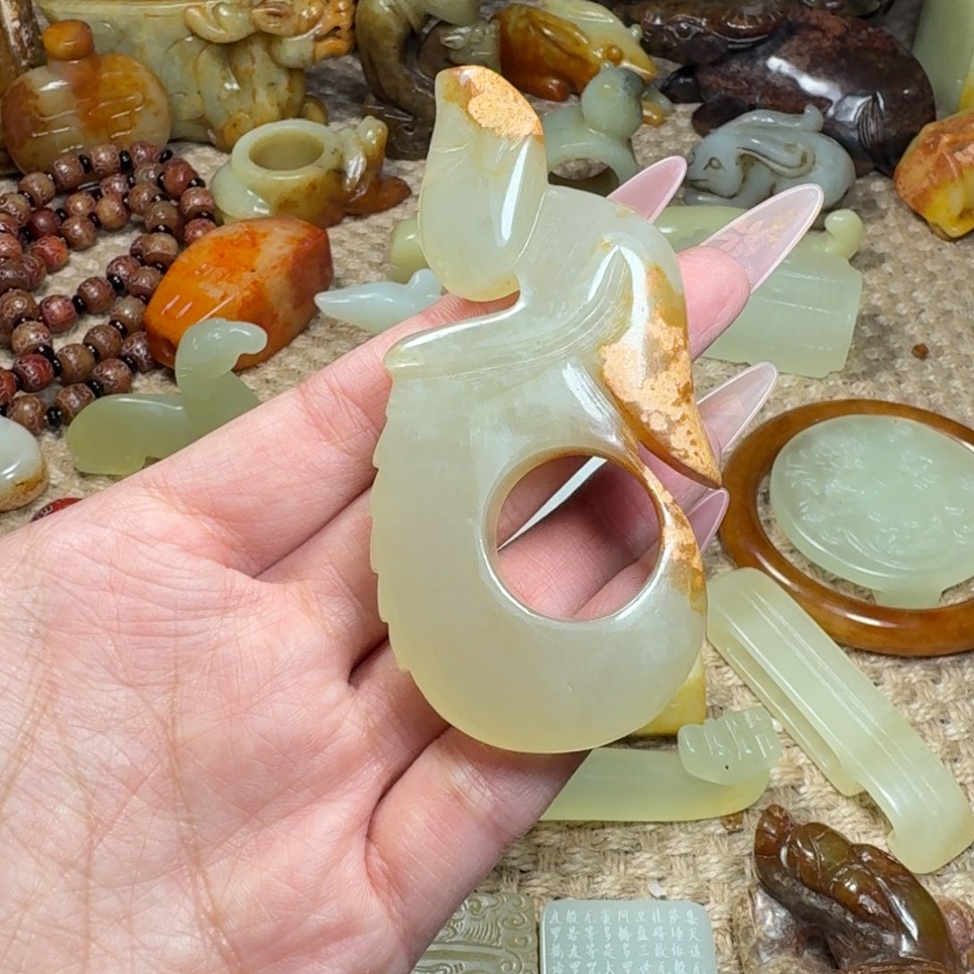 白玉菩提吊坠挂件