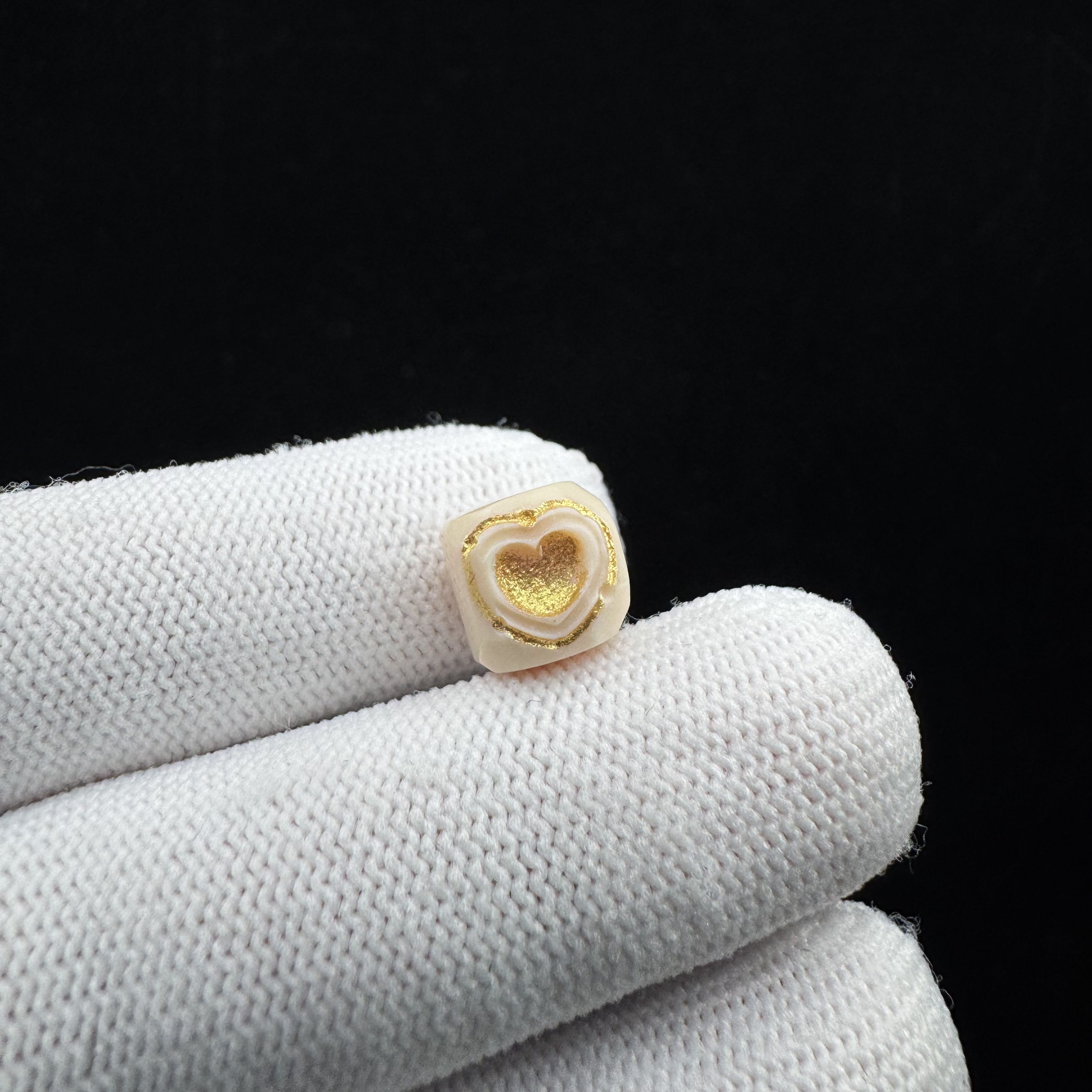 K7453天然猛犸 雕刻无相单珠8.8*9mm 一物一图 假一罚十