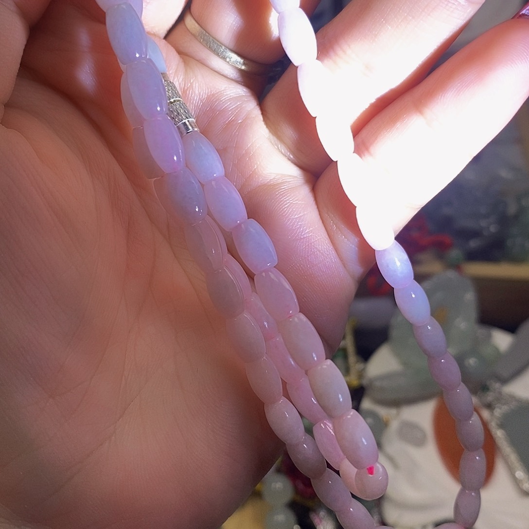 颈饰未镶嵌翡翠天然翡翠