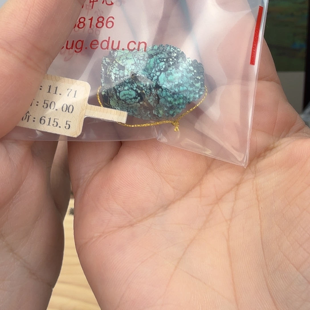 莲***鱼绿松石未镶嵌珠宝奇石