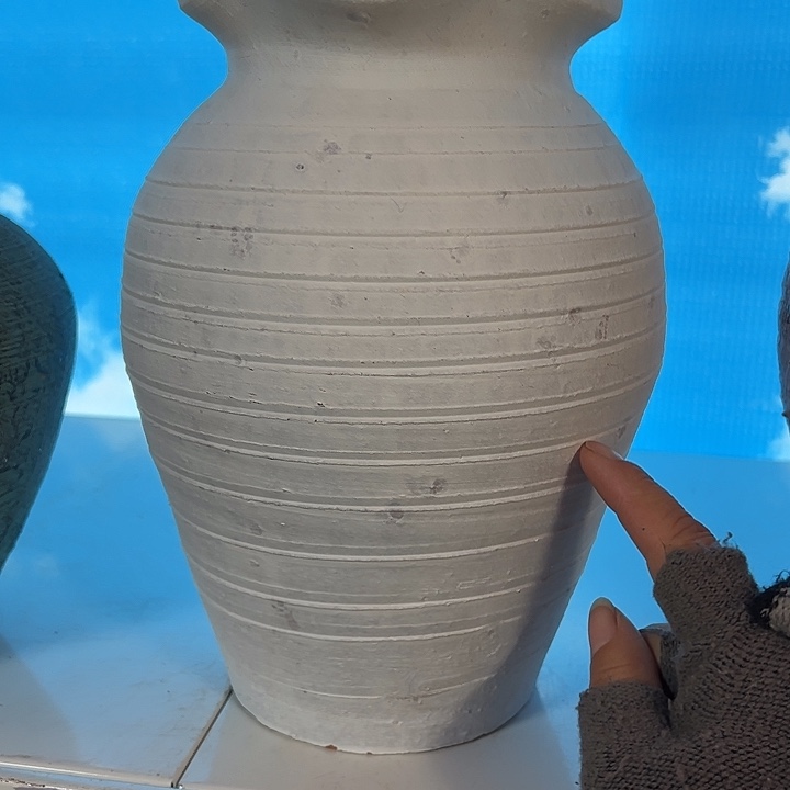 白色花边高24口12默认打孔孔