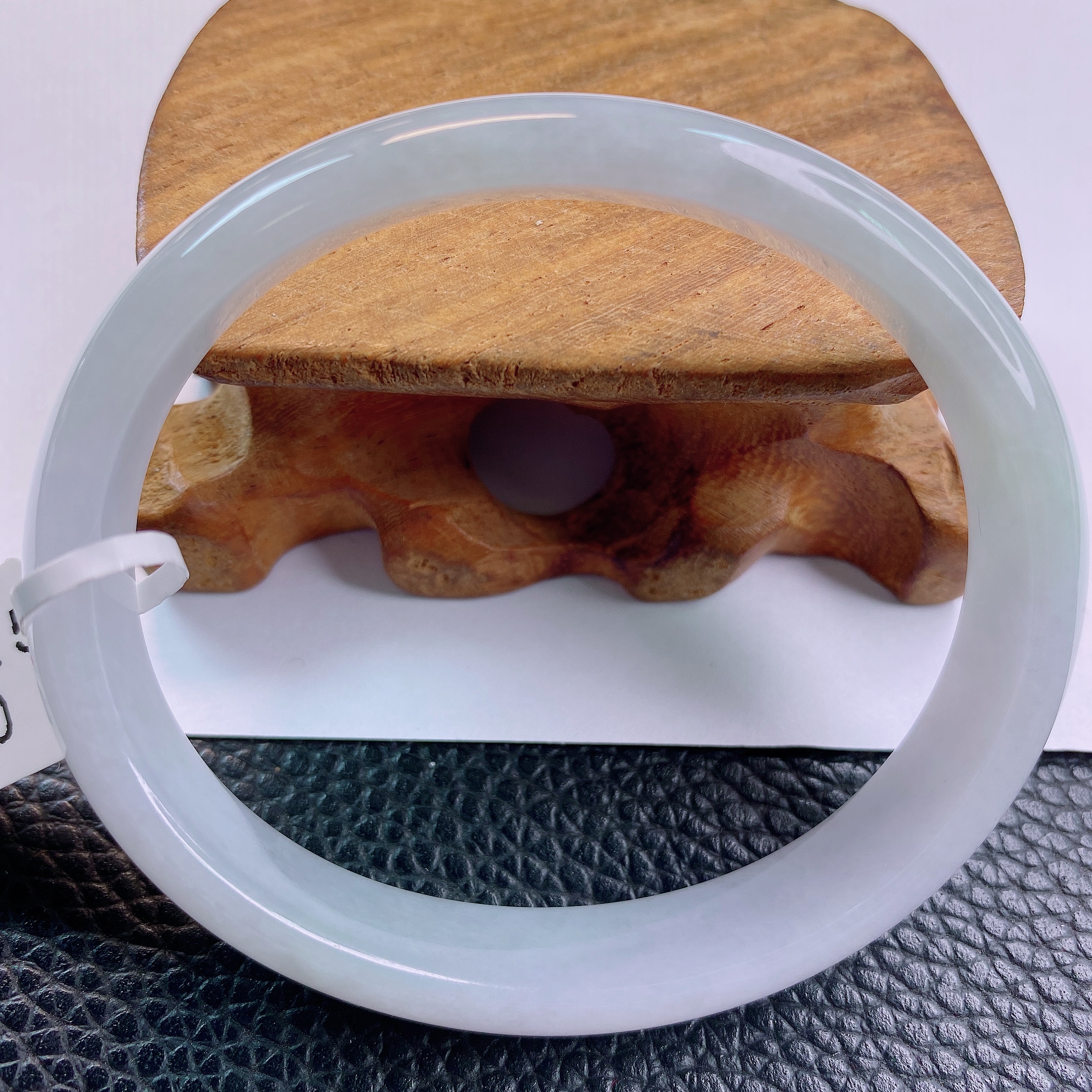 缅甸天然A货翡翠手镯57-58贵妃精美冰透女款平安镯女士时尚少女