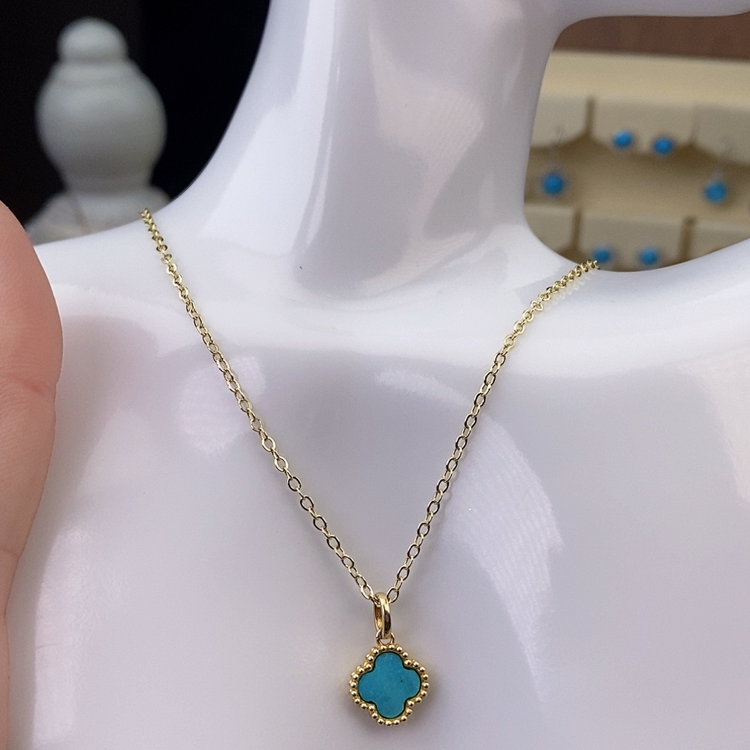 绿松石未镶嵌颈饰