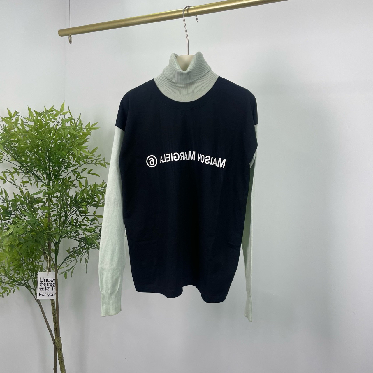 99新 Maison Margiela/梅森马吉拉 拼接针织衫 S码/98新/无配件