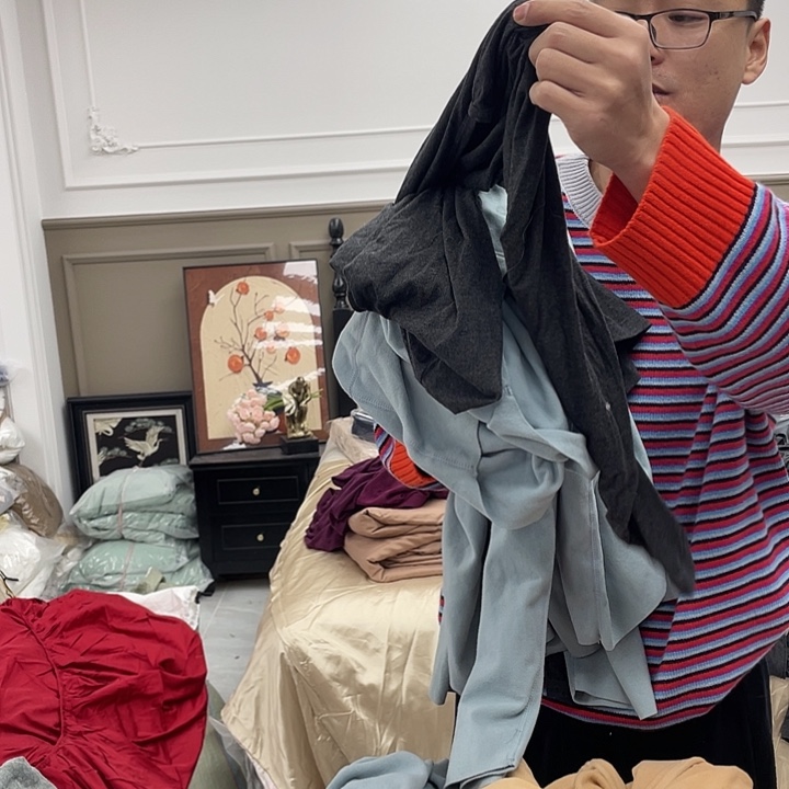 蓝***田棉全棉棉全棉084四件衣服