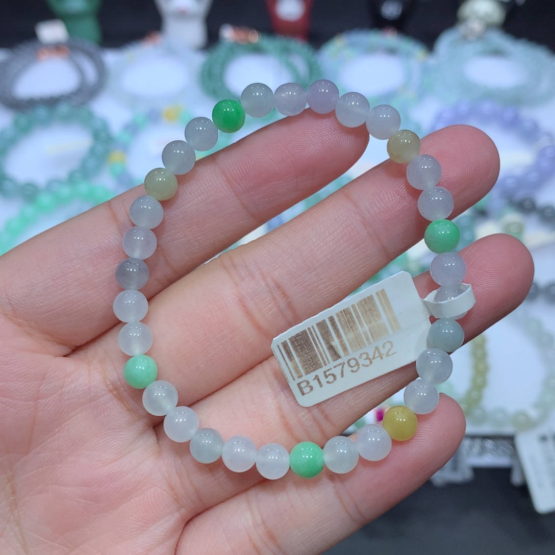 翡翠未镶嵌手串天然