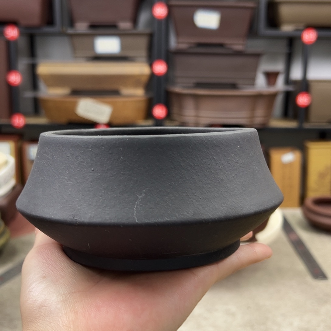 紫砂花盆10.5内口5.5深000000