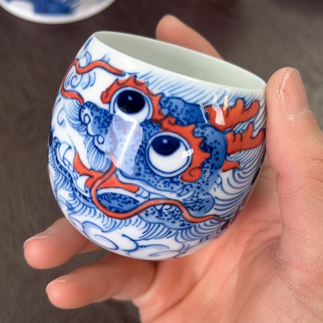 杯手绘高温瓷器瓷器