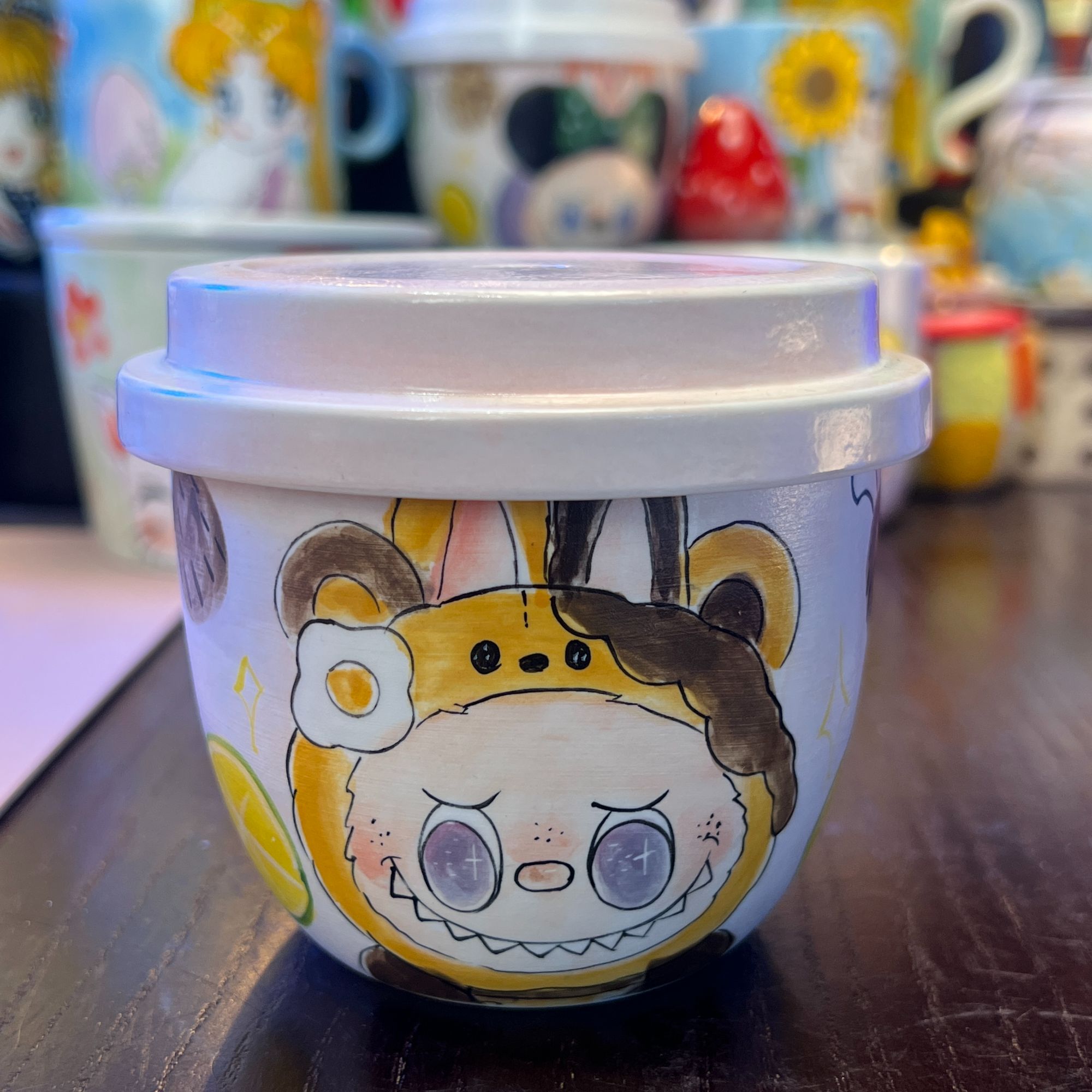 墩墩杯带盖 拉布布款