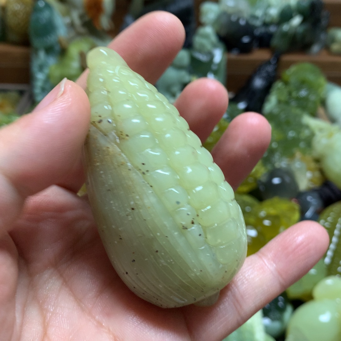 岫玉手把未镶嵌手把