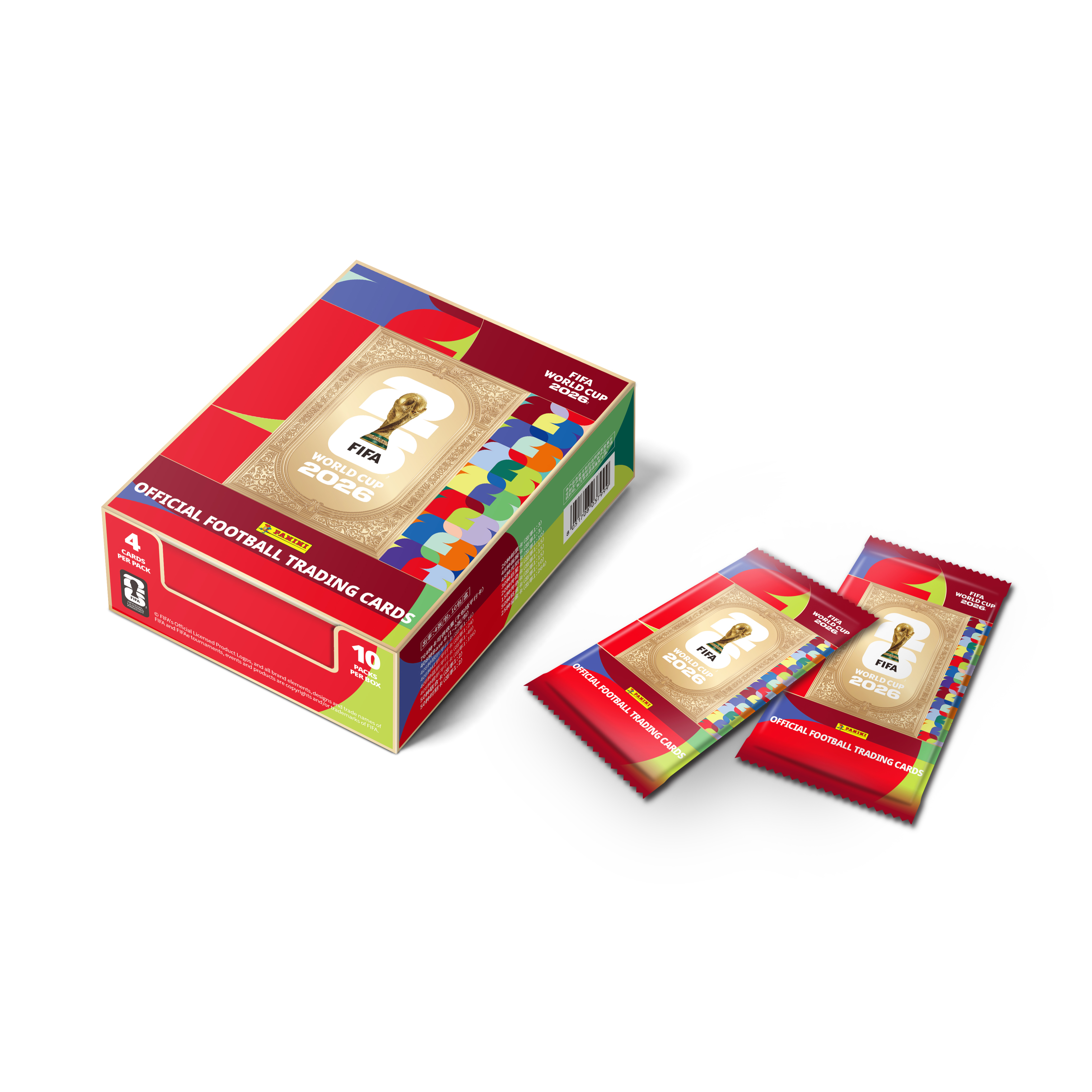 【提前刺】panini《FIFA WORLD CUP2O26》官方足球收藏卡盲盒（代拆）