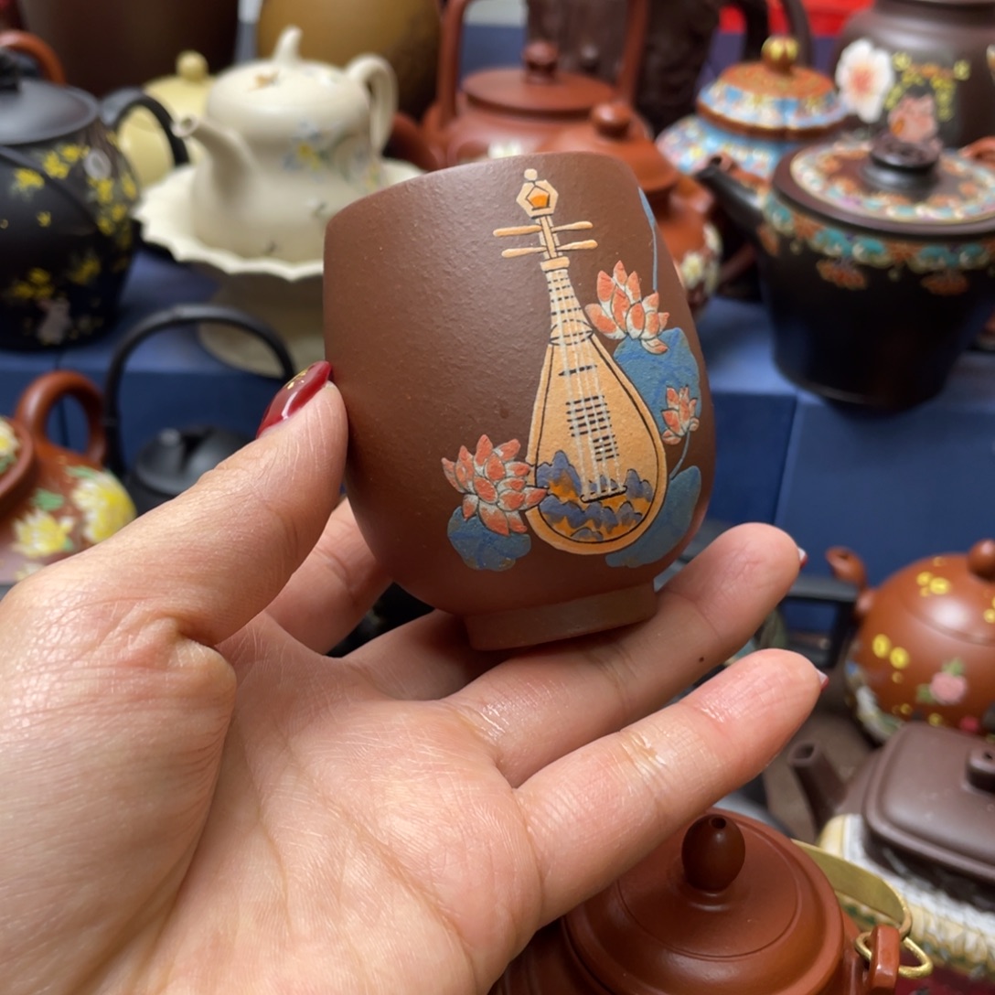 紫砂茶杯紫砂主人杯100cc