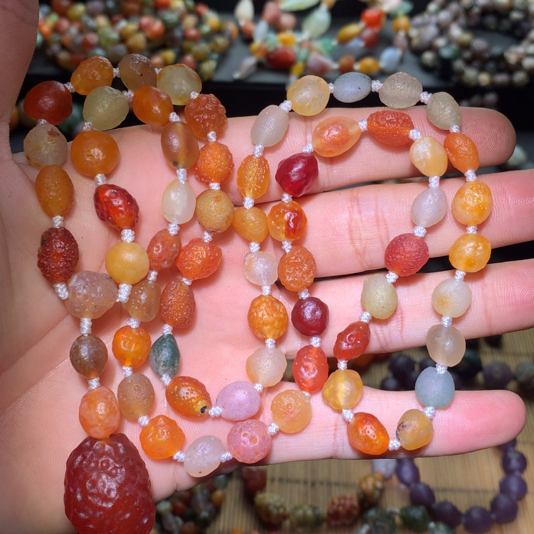 დ****玛瑙/玉髓未镶嵌手链