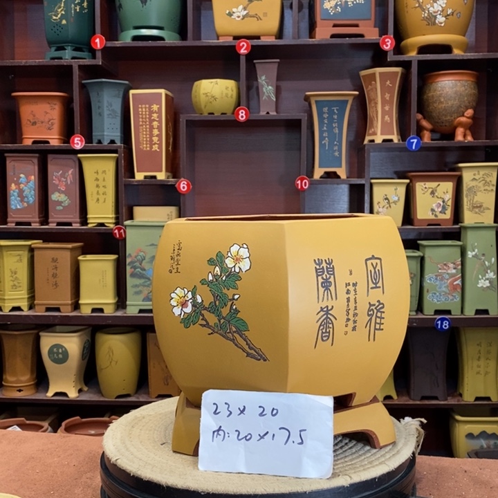 紫砂花盆紫砂花盆