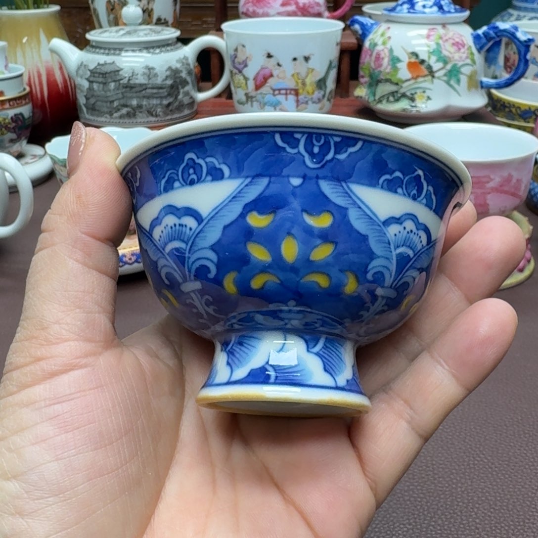 瓷片景德镇仿古手工制作精品展示