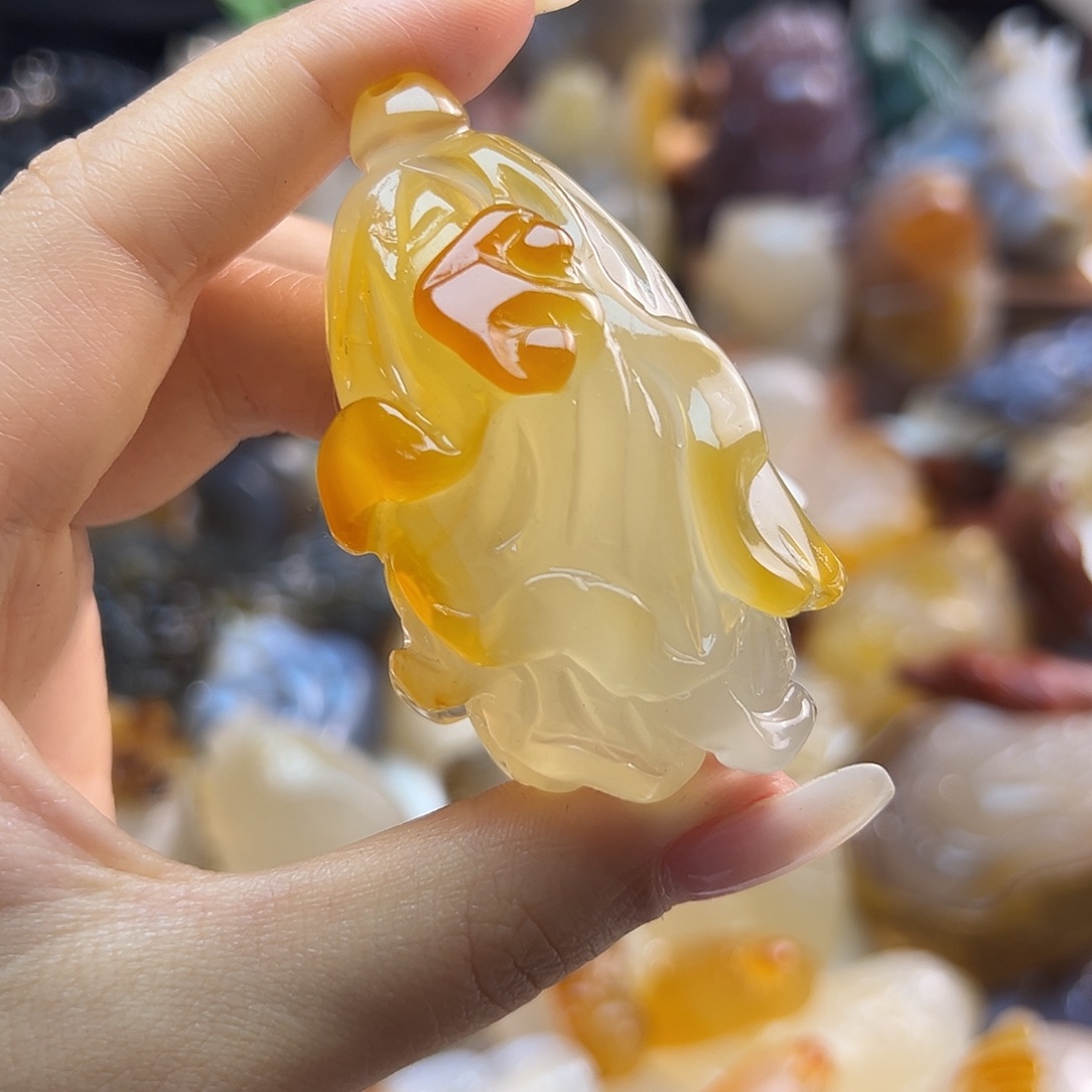 玛瑙/玉髓未镶嵌颈饰