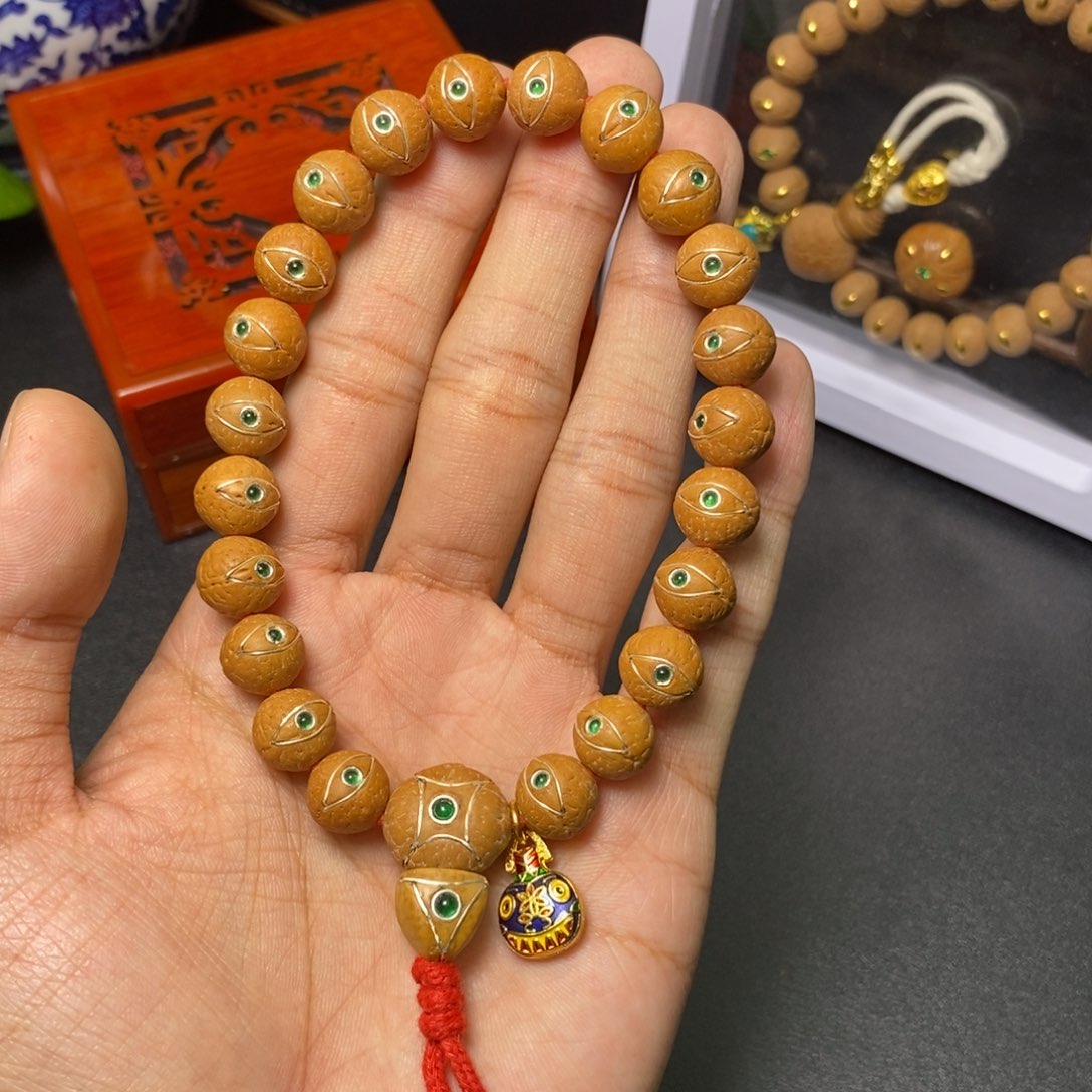 凤眼菩提手串尼泊尔