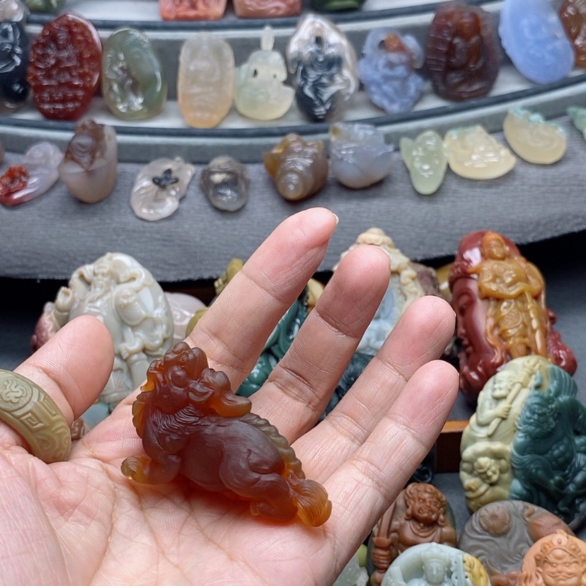 【闪购商品】未镶嵌吊坠定制玛瑙