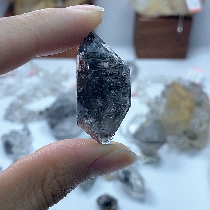 水晶颈饰未镶嵌糖心