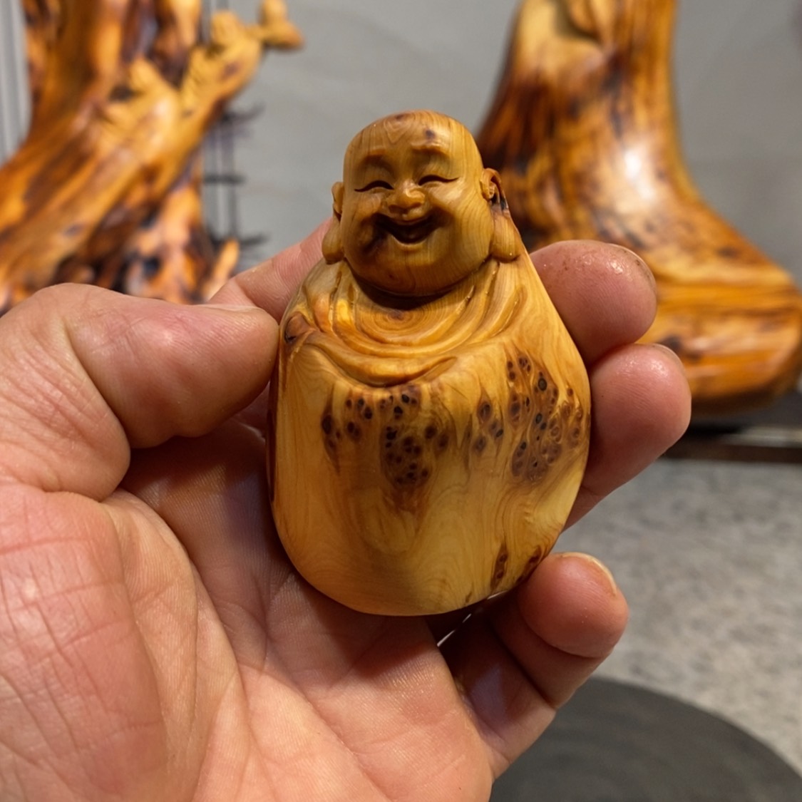 【闪购商品】柏木（崖柏）根雕木雕工艺品摆件家居厂家直销手把件