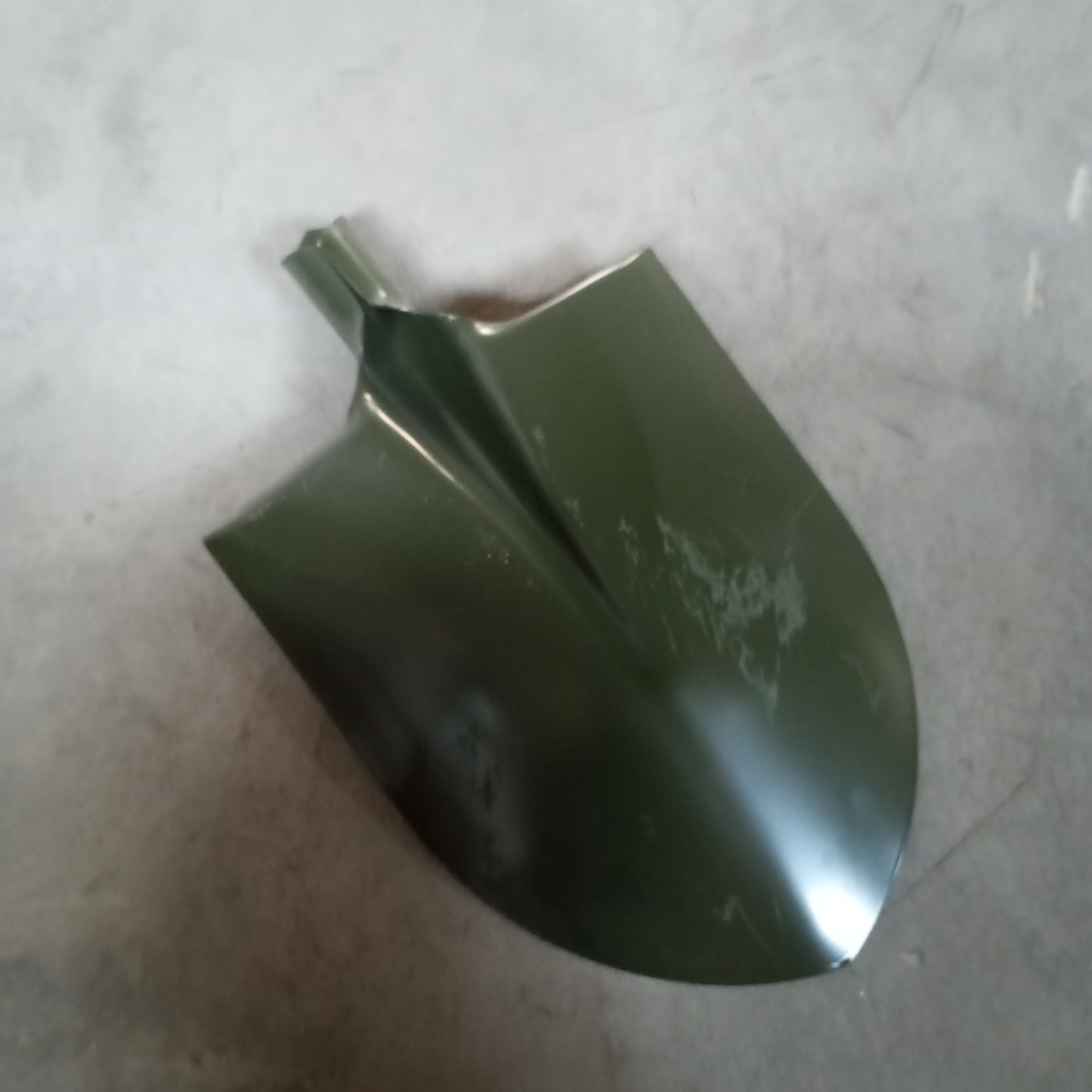 直播间绿色锹头单头有瑕疵正常使用