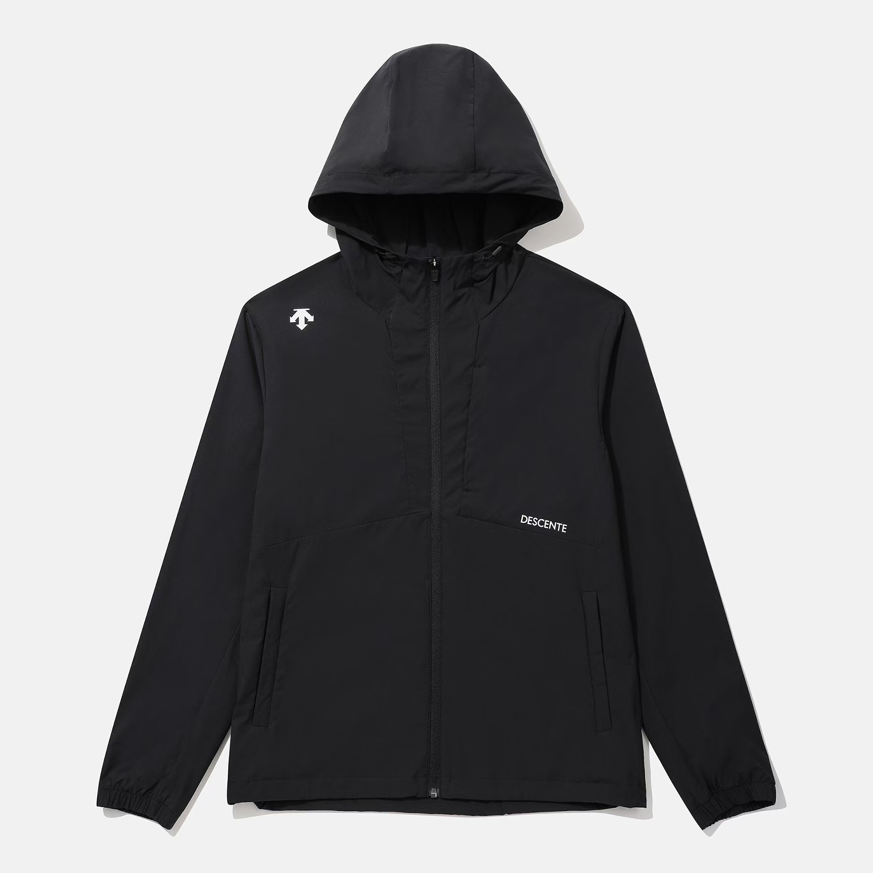 DESCENTE迪桑特运动休闲连帽冲锋衣外套男女百搭SQ123UWB21