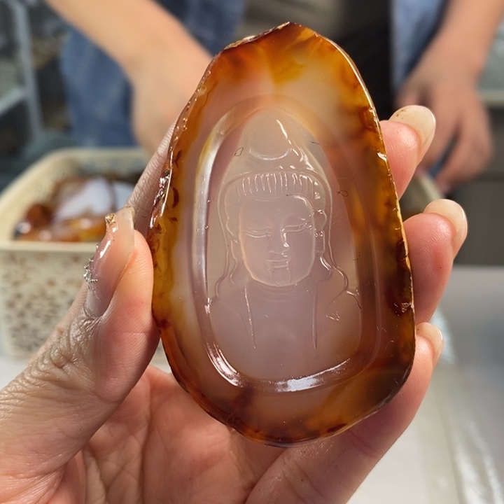 玛瑙/玉髓吊坠(不含链)未镶嵌