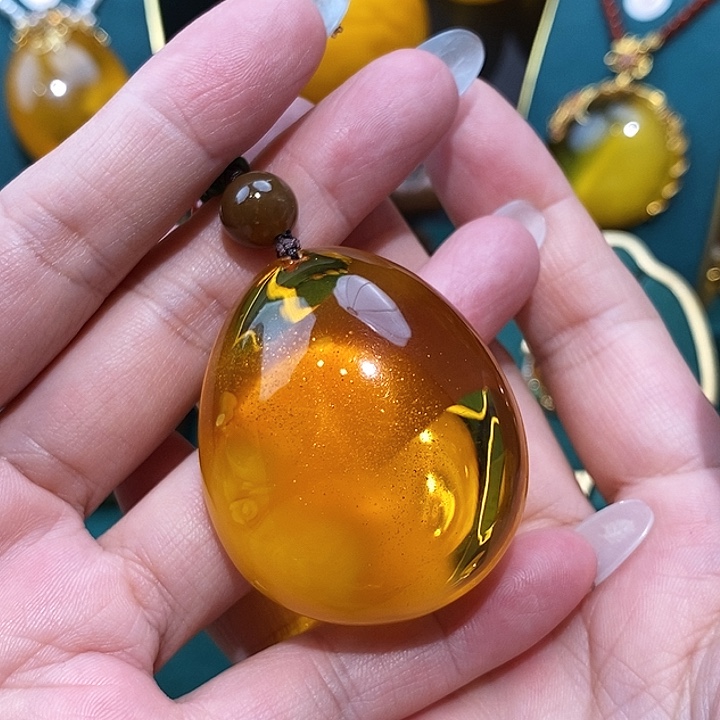 蜜蜡颈饰未镶嵌蜜蜡