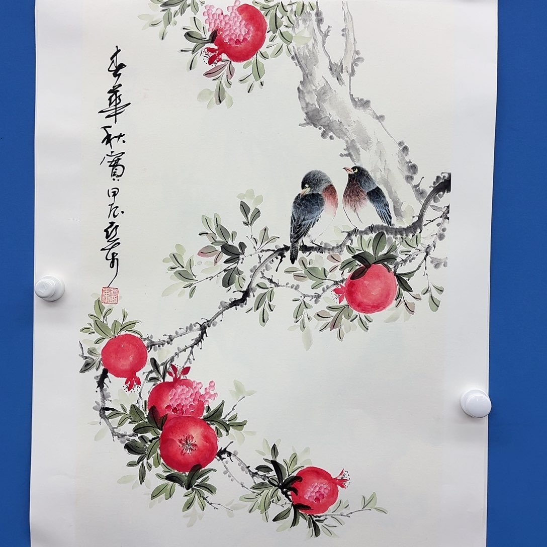 国画多次参加国内外书画