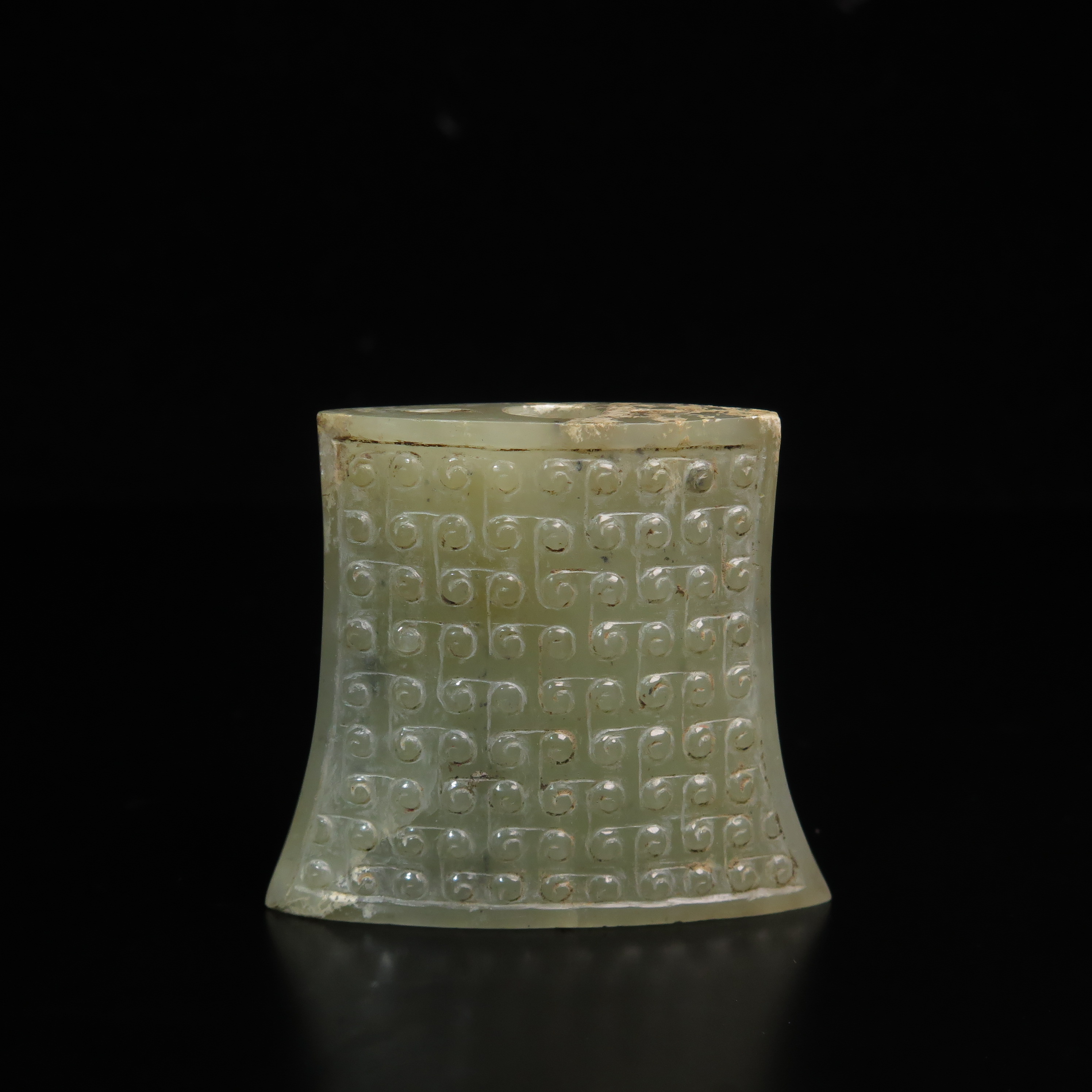 清代玉剑饰/MZ557002/和田玉/民族文物