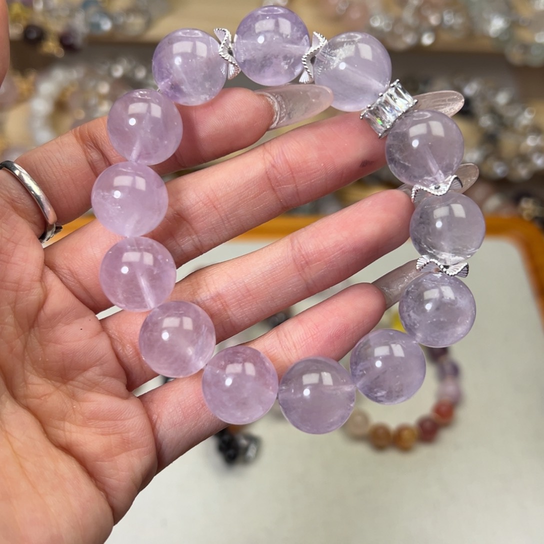 水晶手链合金水晶