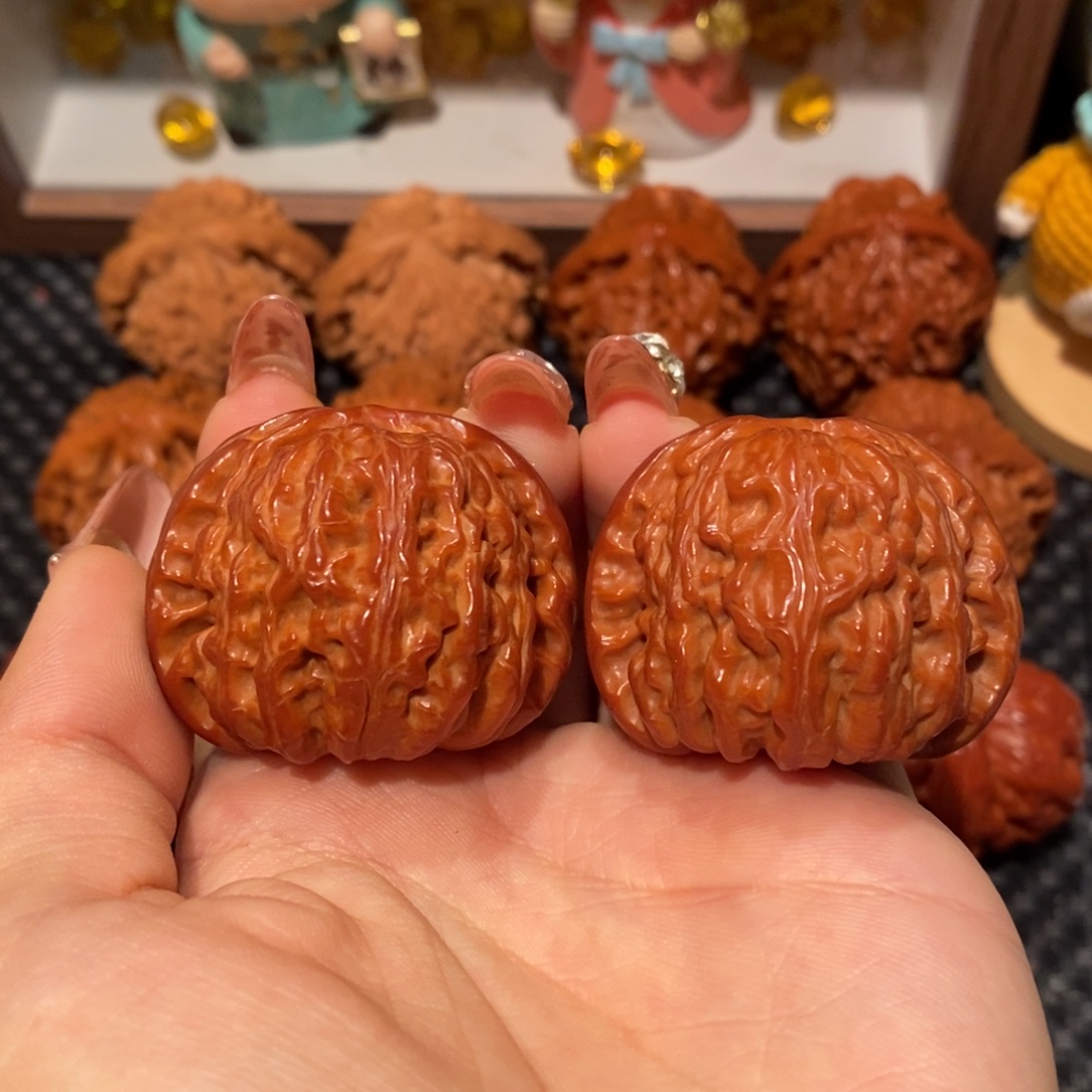 桃核吊坠40白狮子，1186