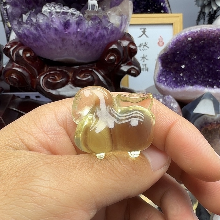 紫晶未镶嵌珠宝半成品