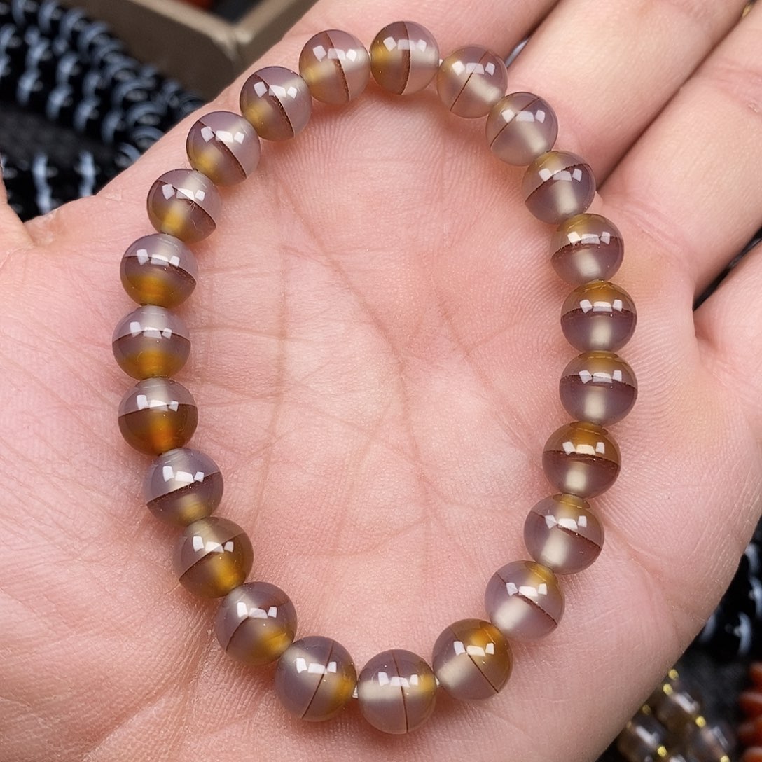 玛瑙/玉髓未镶嵌手链