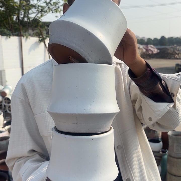 白口径15高度15三个