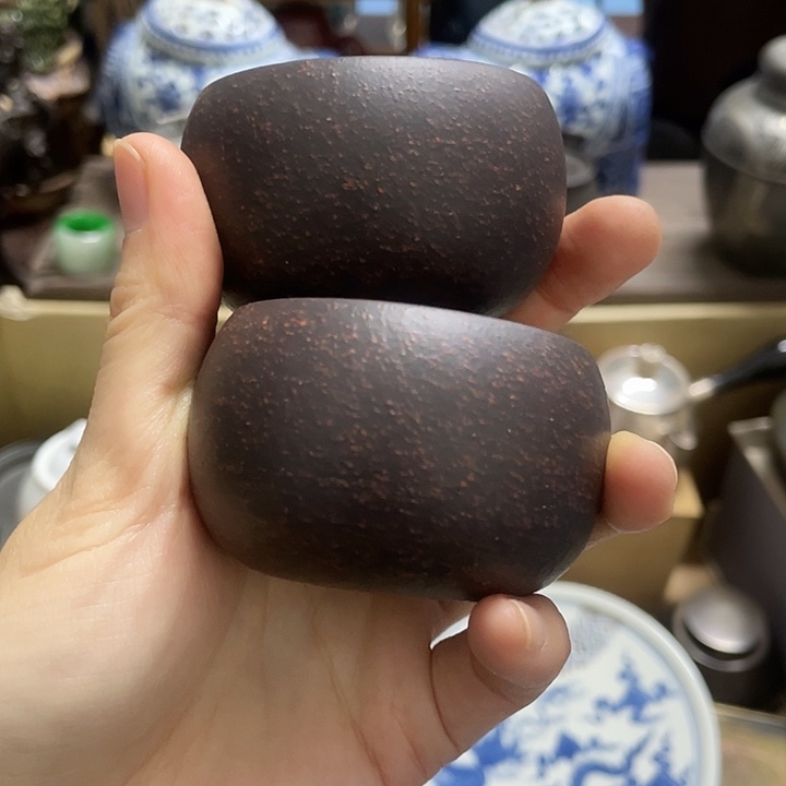 紫砂中古工艺品摆件