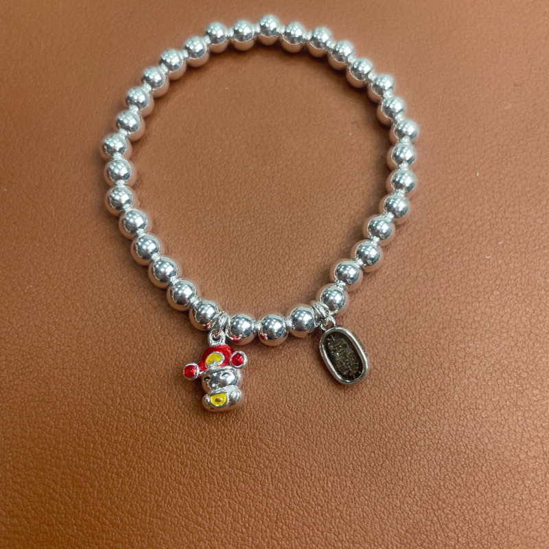 YZ030 小财神圆珠精品手链 无礼盒