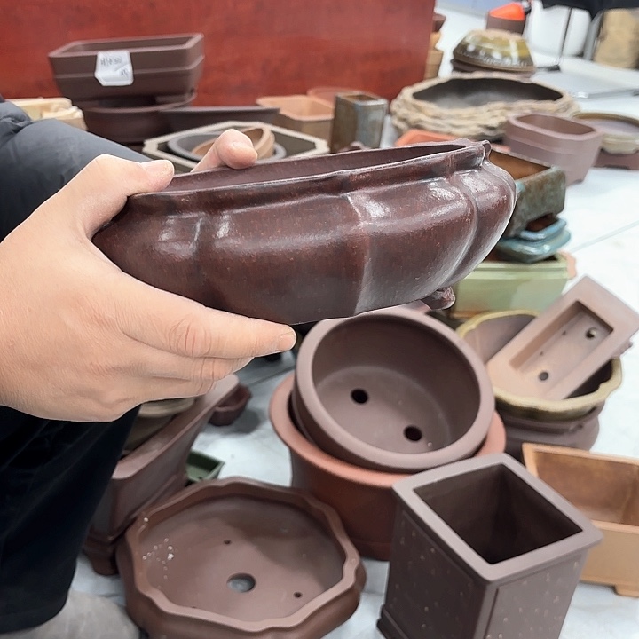 紫砂花盆紫砂的味道很好