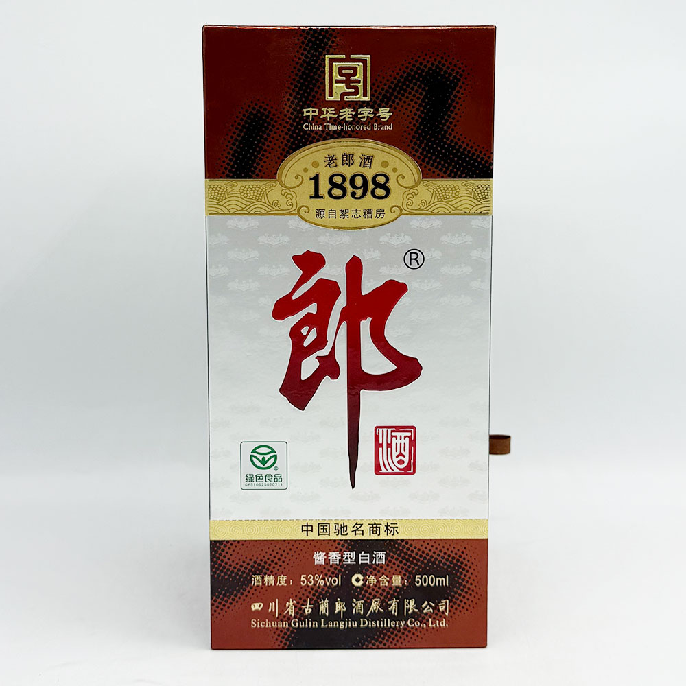 2009年老郎酒1898（原开） 53度500ml 1箱6瓶装