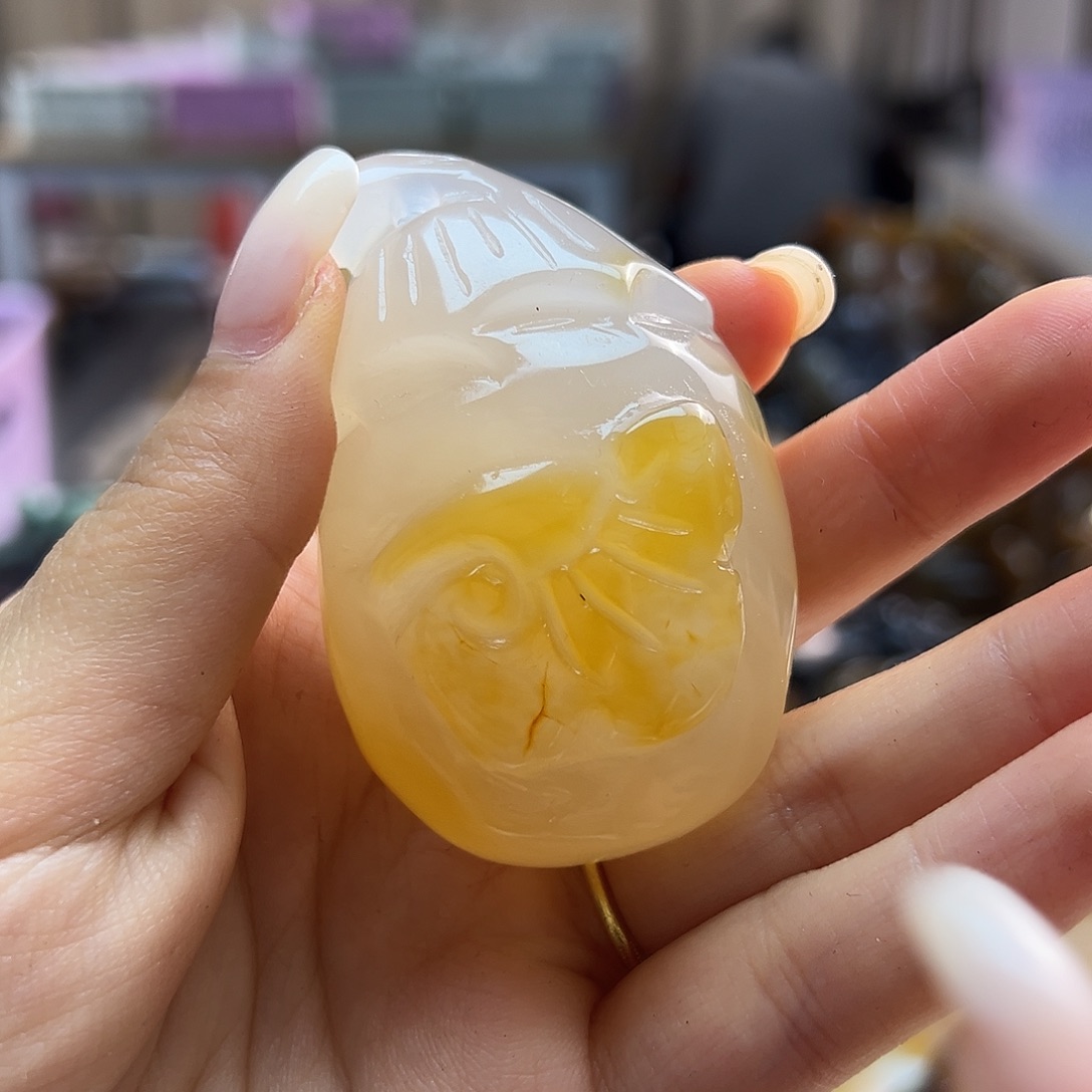 玛瑙/玉髓未镶嵌吊坠(不含链)