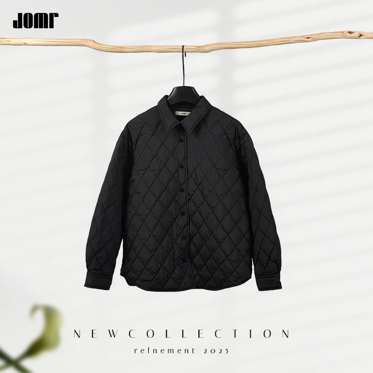 Jomr●90白鹅绒【高密尼龙防泼 定点充绒防跑】宽松显瘦不臃肿鹅绒服