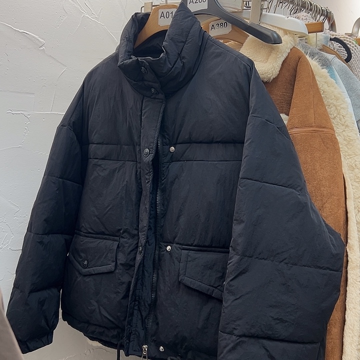 今天新款 黑色羽绒服