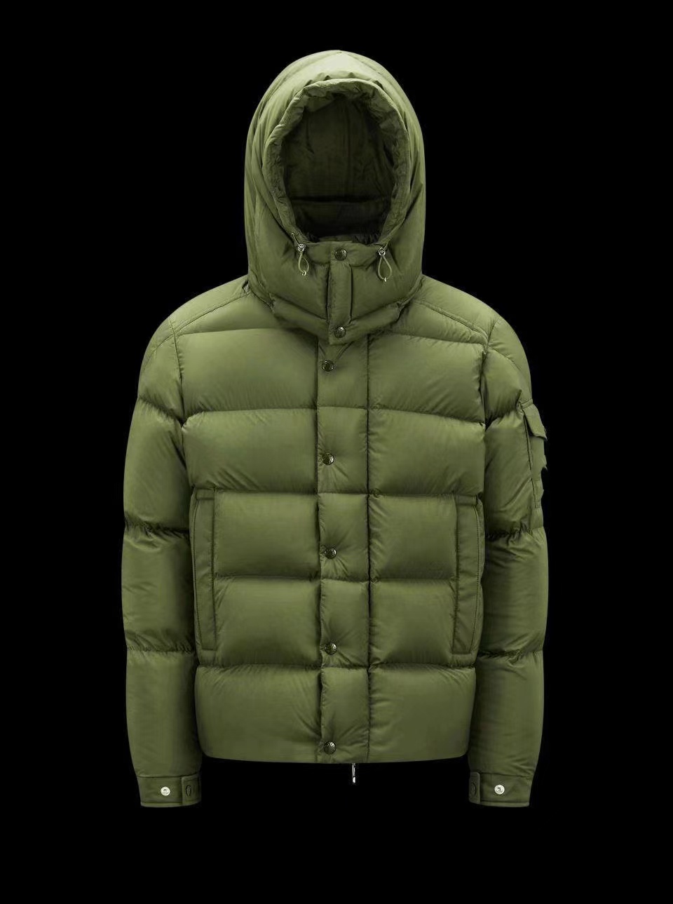 法式连帽男士白鸭绒羽绒服外套男装潮流修身男士