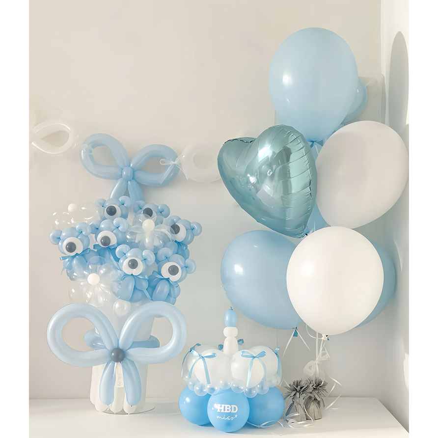气球花束气球蛋糕组合生日惊喜礼物生日氛围布置派对用品