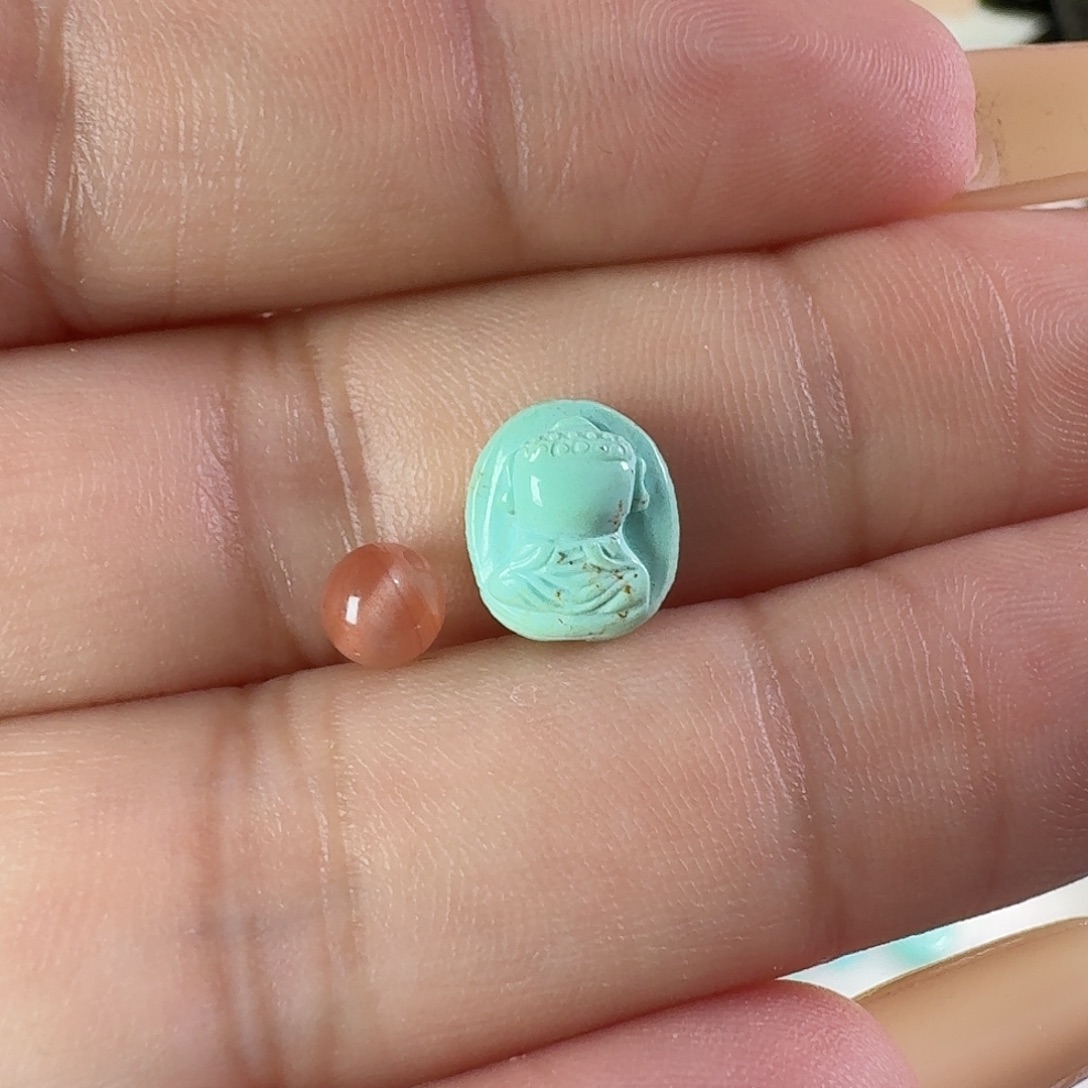 南红玛瑙未镶嵌颈饰