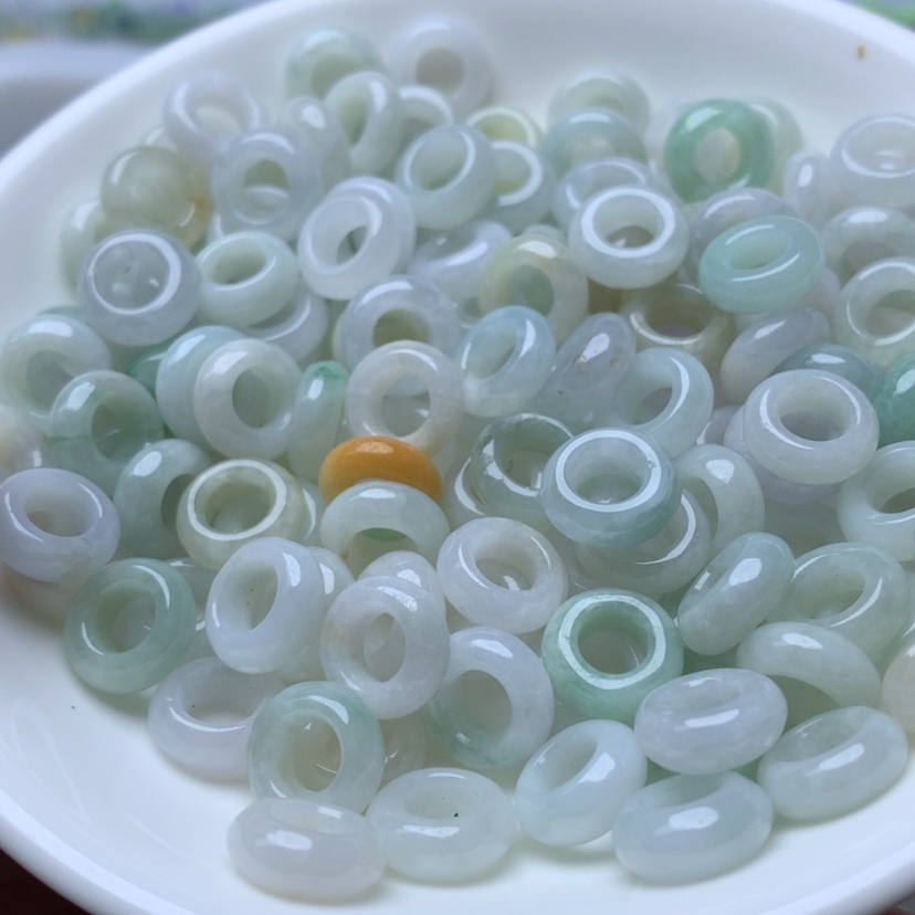【闪购商品】未镶嵌手链翡翠卡10冰玉环20个