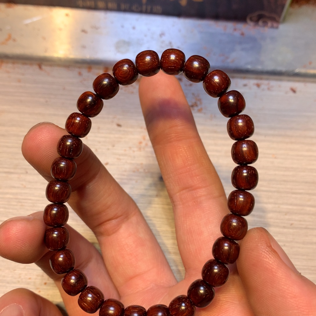 手串/手链小叶紫檀琴杆料6.8/7.5