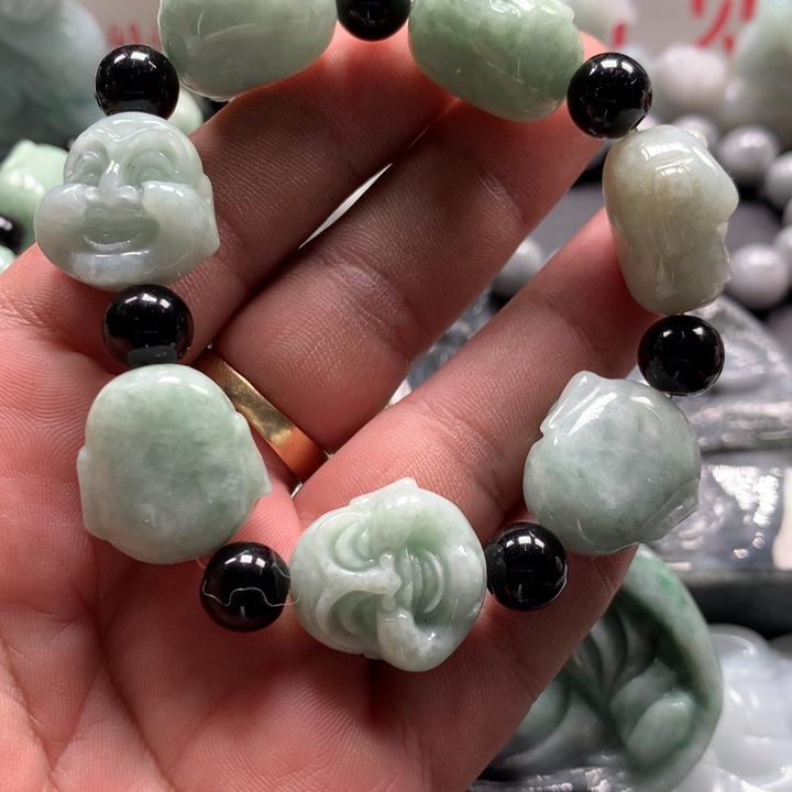 翡翠未镶嵌颈饰保真天然a货翡翠