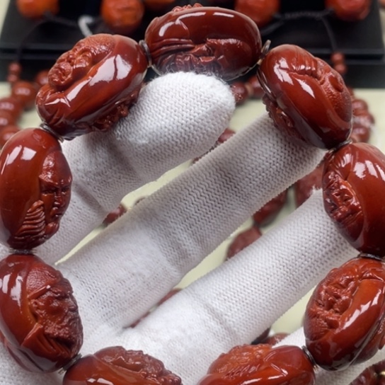 爱***菜橄榄核手串橄榄核