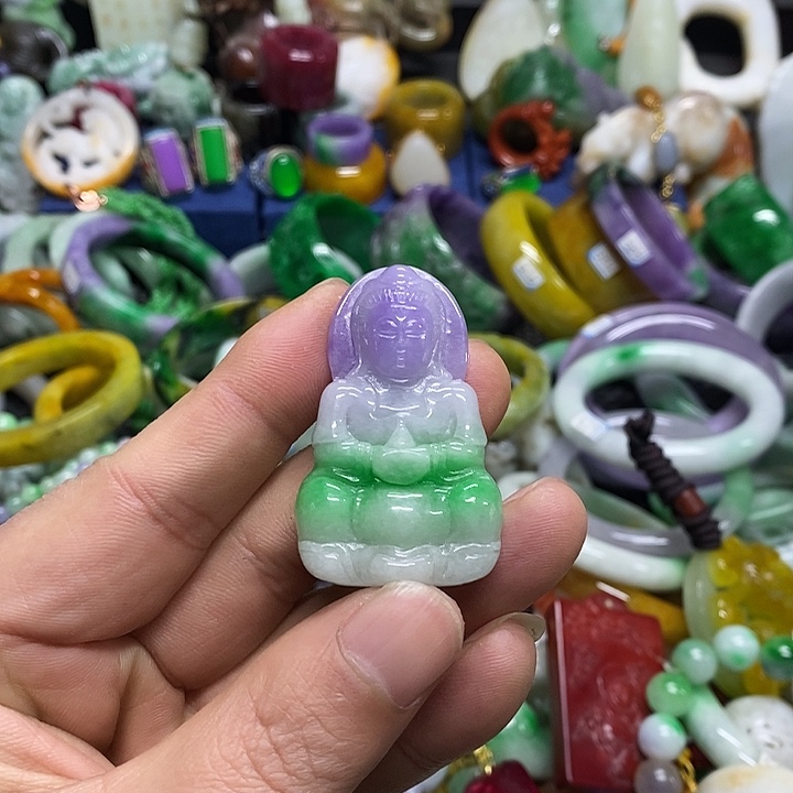 颈饰未镶嵌翡翠缅甸翡翠首饰配饰